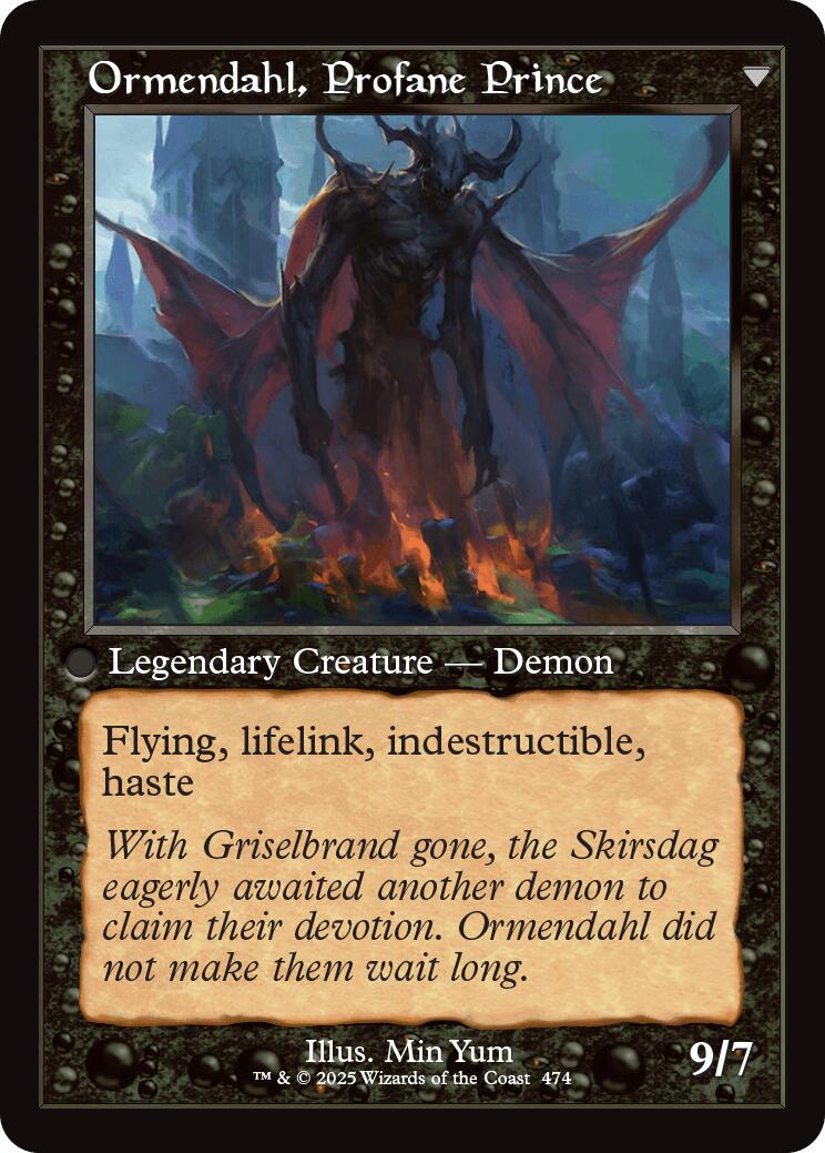 Westvale Abbey // Ormendahl, Profane Prince (Retro Frame) [Innistrad Remastered] | D20 Games