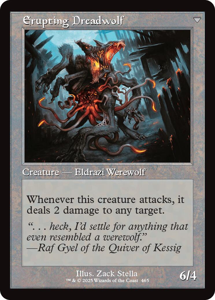 Smoldering Werewolf // Erupting Dreadwolf (Retro Frame) [Innistrad Remastered] | D20 Games