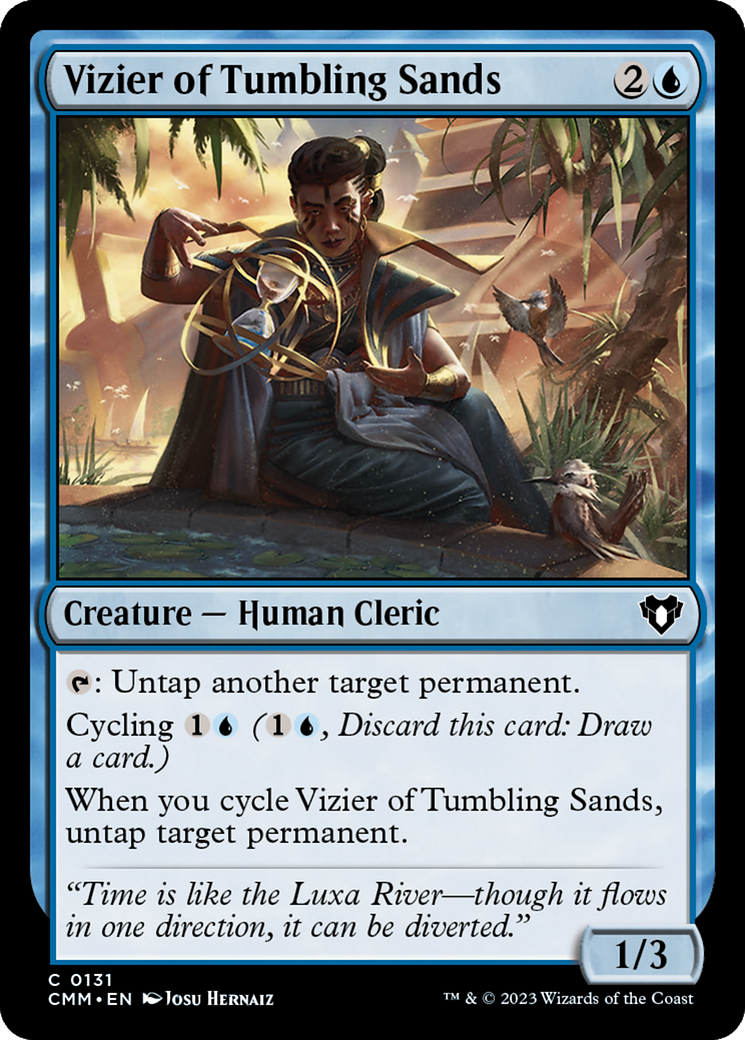 Vizier of Tumbling Sands [Commander Masters] | D20 Games