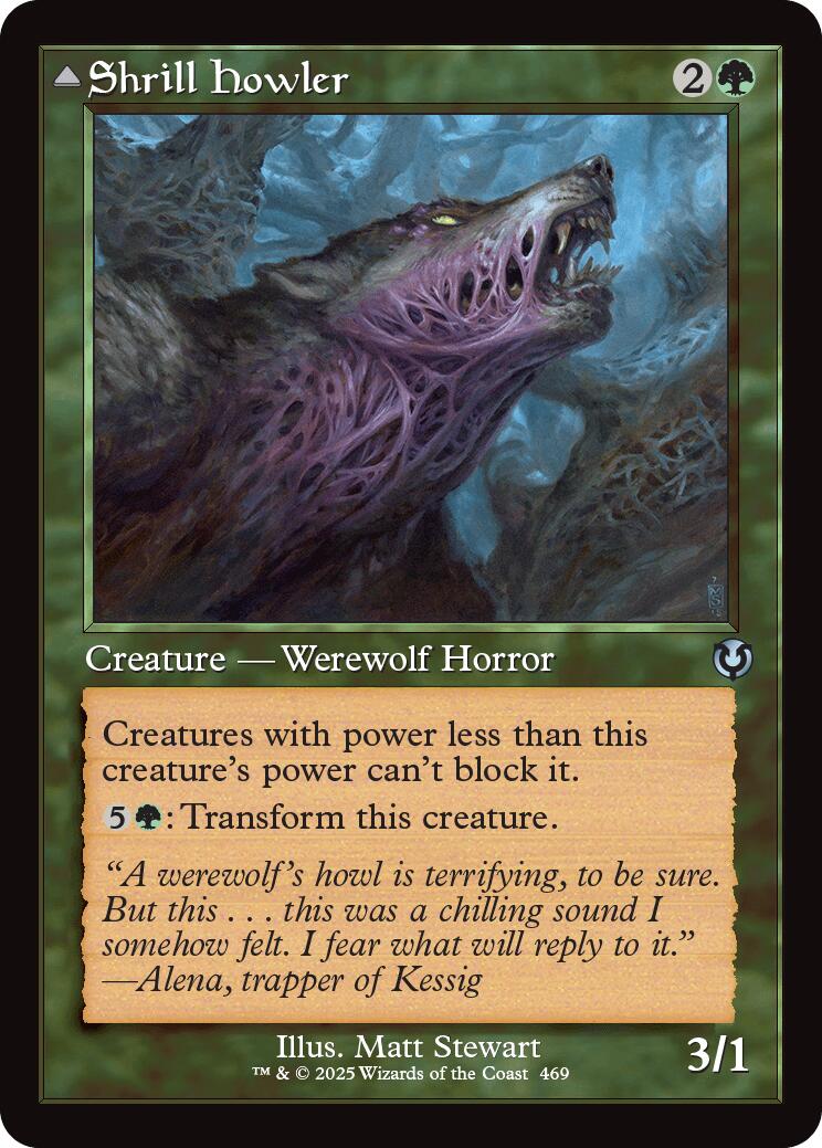 Shrill Howler // Howling Chorus (Retro Frame) [Innistrad Remastered] | D20 Games