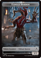 Eldrazi Horror // Human Soldier (0003) Double-Sided Token [Innistrad Remastered Tokens] | D20 Games