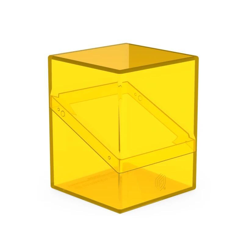 Ultimate Guard Deck Box Boulder 100+ Opaque Amber | D20 Games