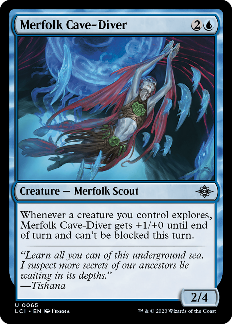 Merfolk Cave-Diver [The Lost Caverns of Ixalan] | D20 Games