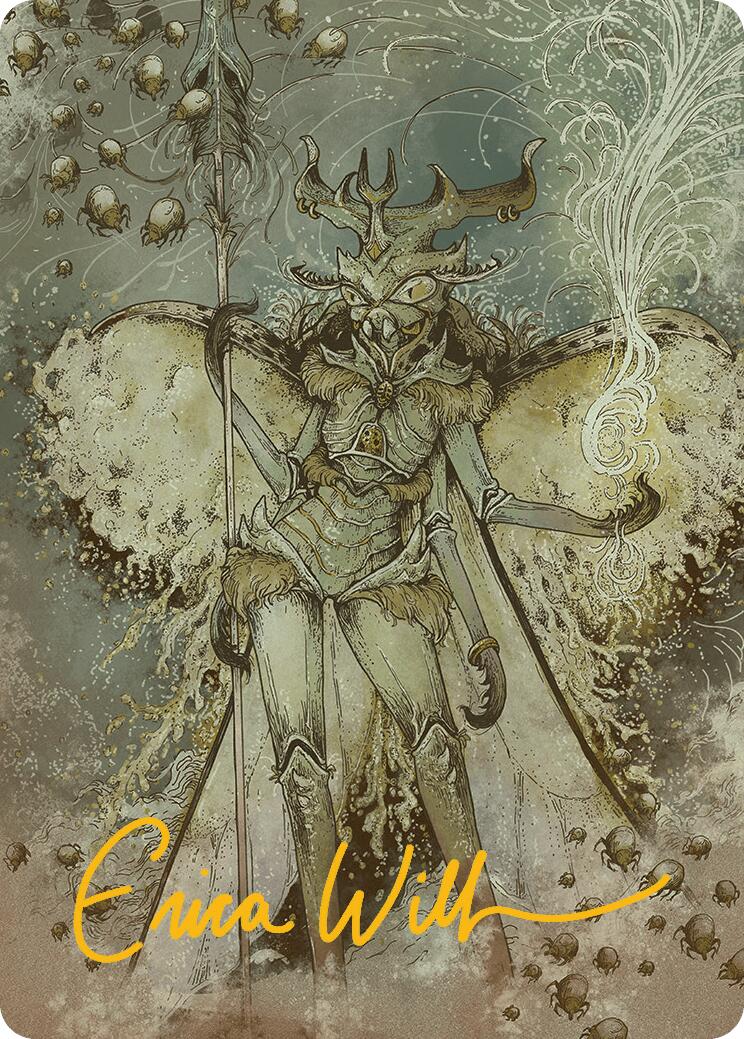 Aatchik, Emerald Radian Art Card (6/54) (Gold-Stamped Signature) [Aetherdrift Art Series] | D20 Games