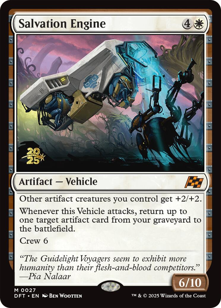 Salvation Engine [Aetherdrift Prerelease Promos] | D20 Games