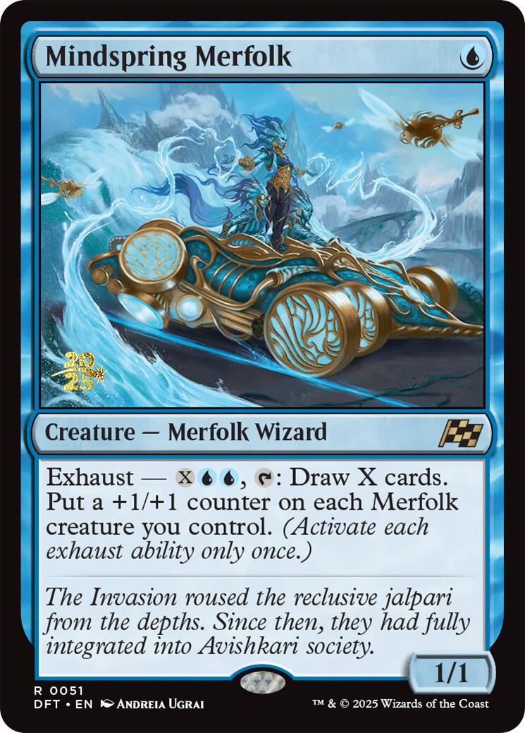 Mindspring Merfolk [Aetherdrift Prerelease Promos] | D20 Games