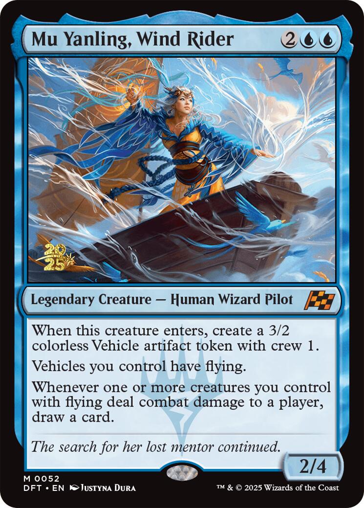 Mu Yanling, Wind Rider [Aetherdrift Prerelease Promos] | D20 Games