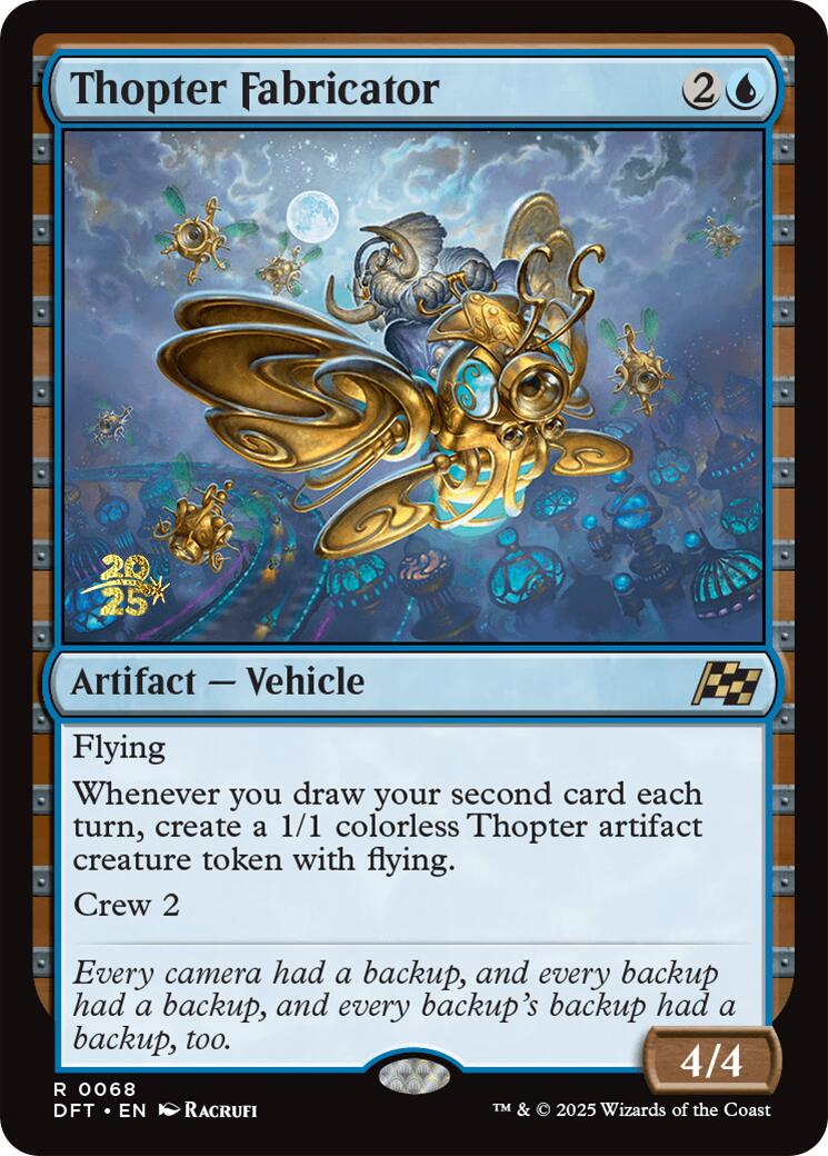 Thopter Fabricator [Aetherdrift Prerelease Promos] | D20 Games