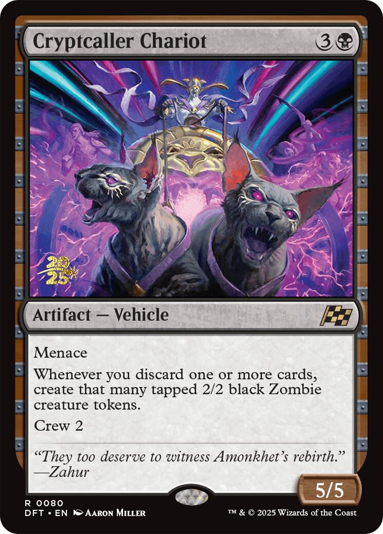 Cryptcaller Chariot [Aetherdrift Prerelease Promos] | D20 Games