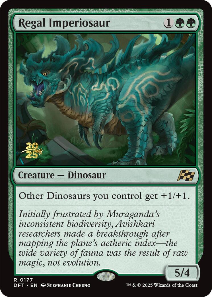 Regal Imperiosaur [Aetherdrift Prerelease Promos] | D20 Games