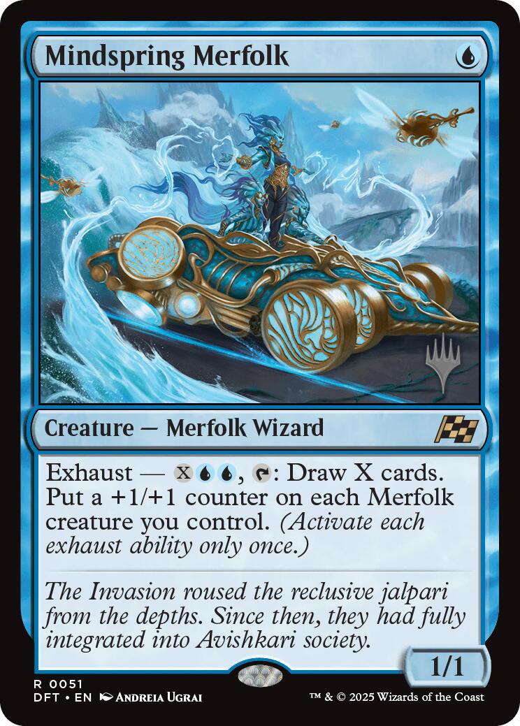 Mindspring Merfolk [Aetherdrift Promos] | D20 Games