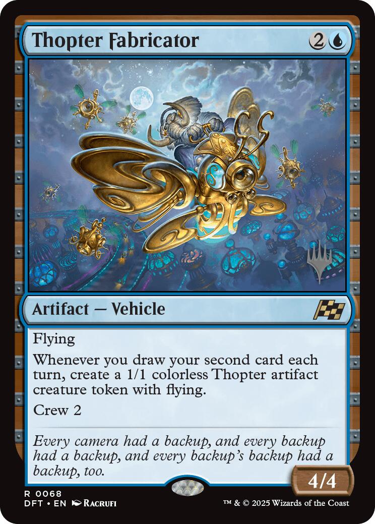 Thopter Fabricator [Aetherdrift Promos] | D20 Games