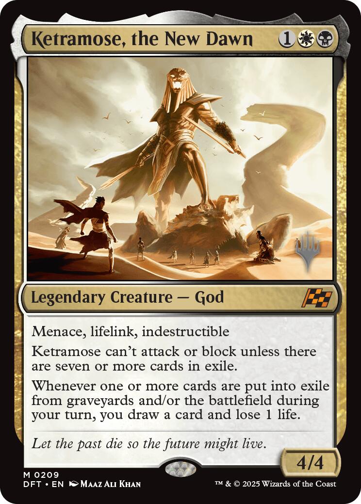 Ketramose, the New Dawn [Aetherdrift Promos] | D20 Games