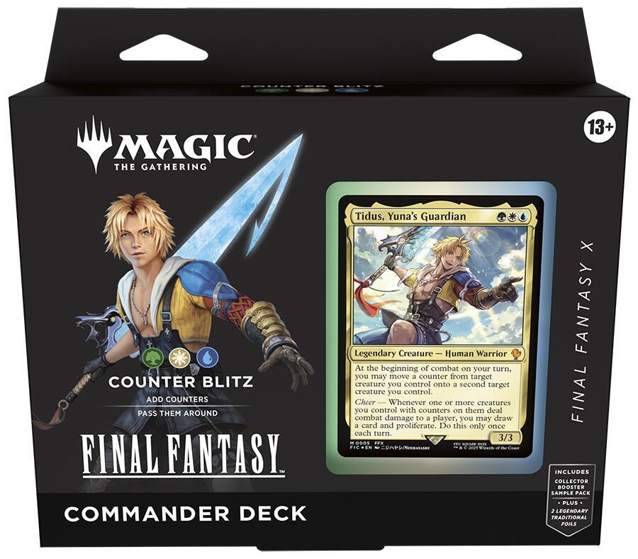 FINAL FANTASY Commander Deck - FINAL FANTASY X Counter Blitz | D20 Games