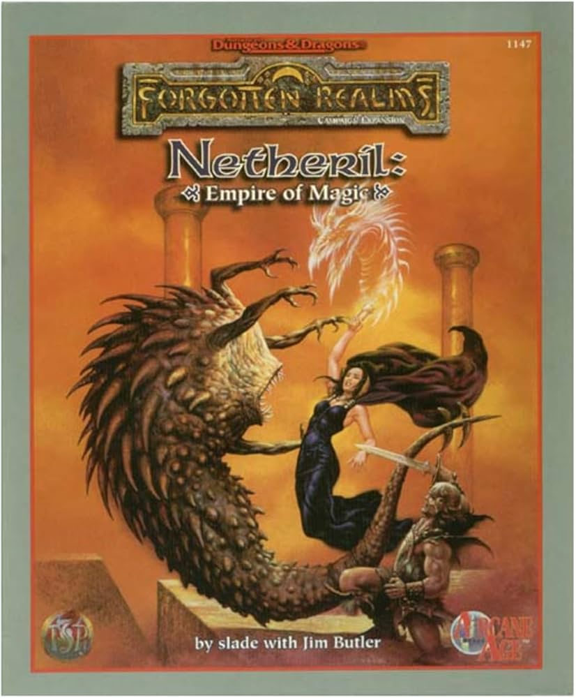 Advanced Dungeons & Dragons Forgotten Realms - Netheril Empire of Magic | D20 Games