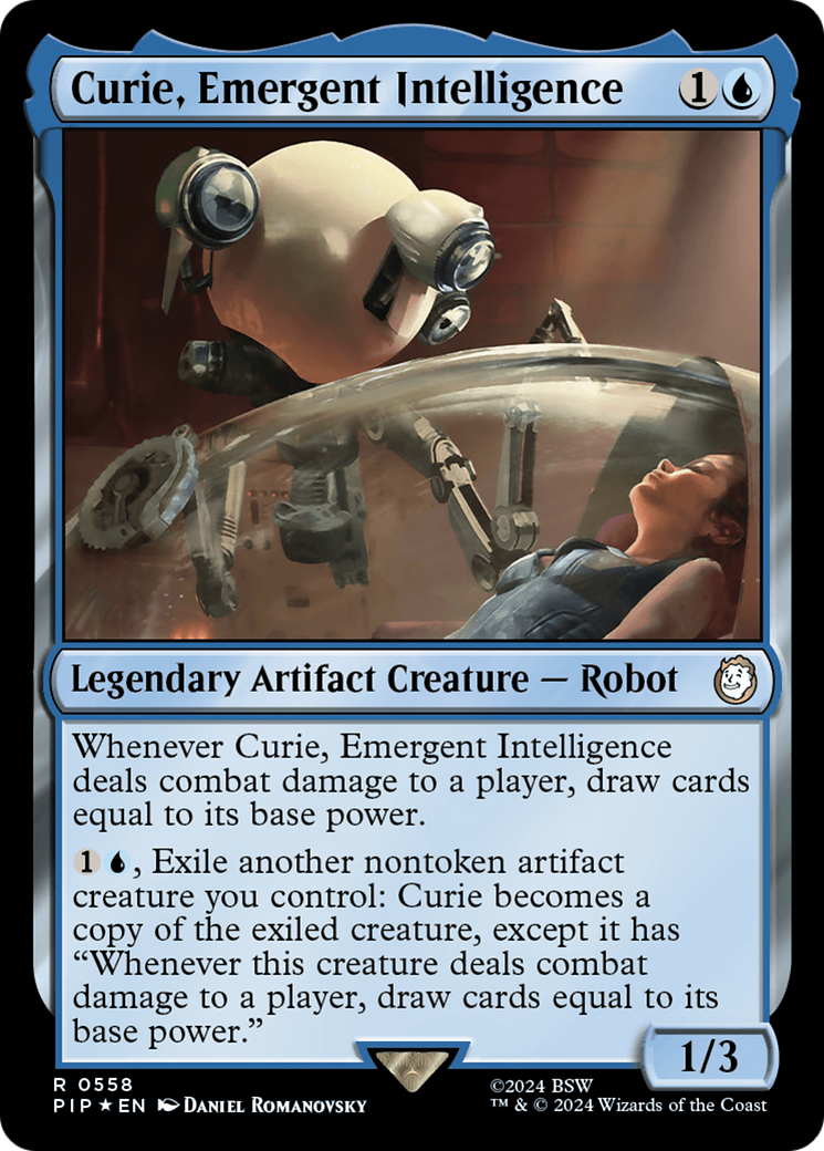 Curie, Emergent Intelligence (Surge Foil) [Fallout] | D20 Games