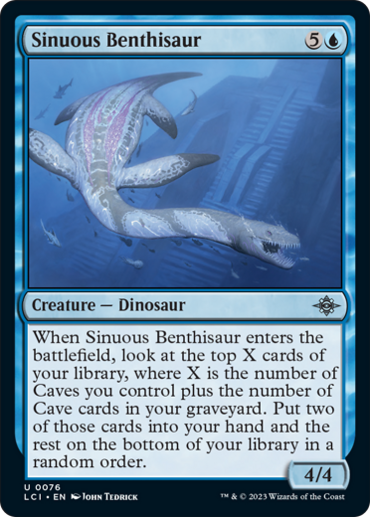 Sinuous Benthisaur [The Lost Caverns of Ixalan] | D20 Games