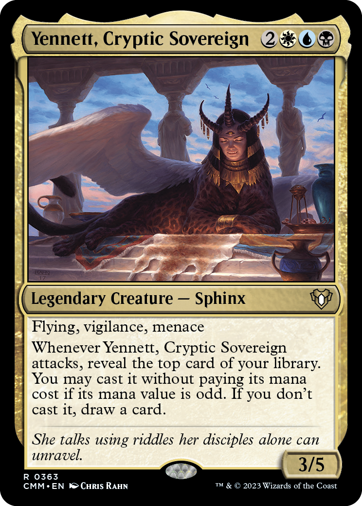 Yennett, Cryptic Sovereign [Commander Masters] | D20 Games