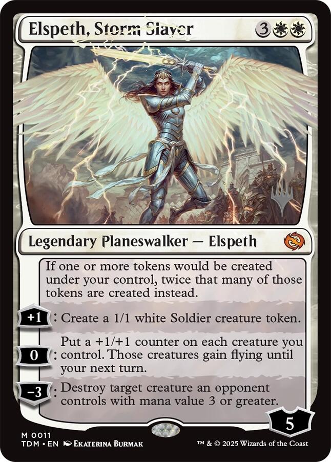 Elspeth, Storm Slayer [Tarkir: Dragonstorm Promos] | D20 Games