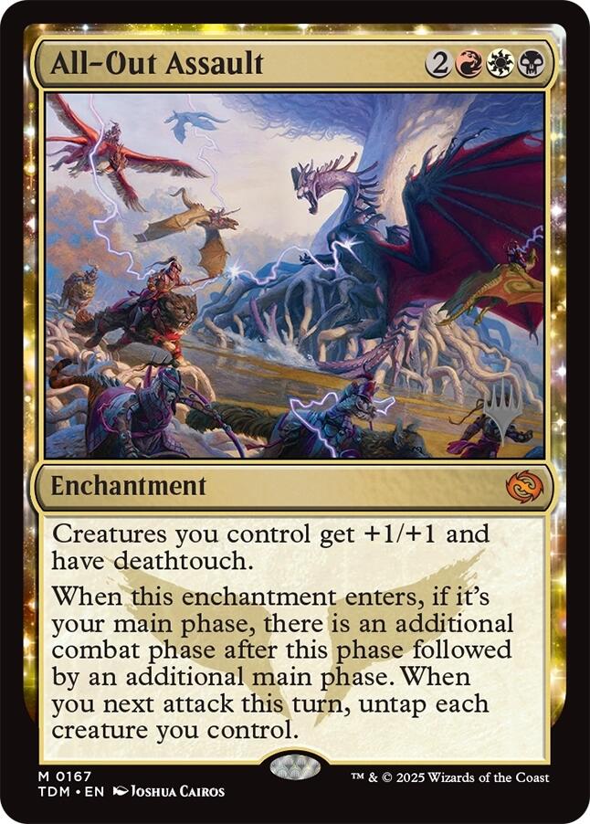 All-Out Assault [Tarkir: Dragonstorm Promos] | D20 Games