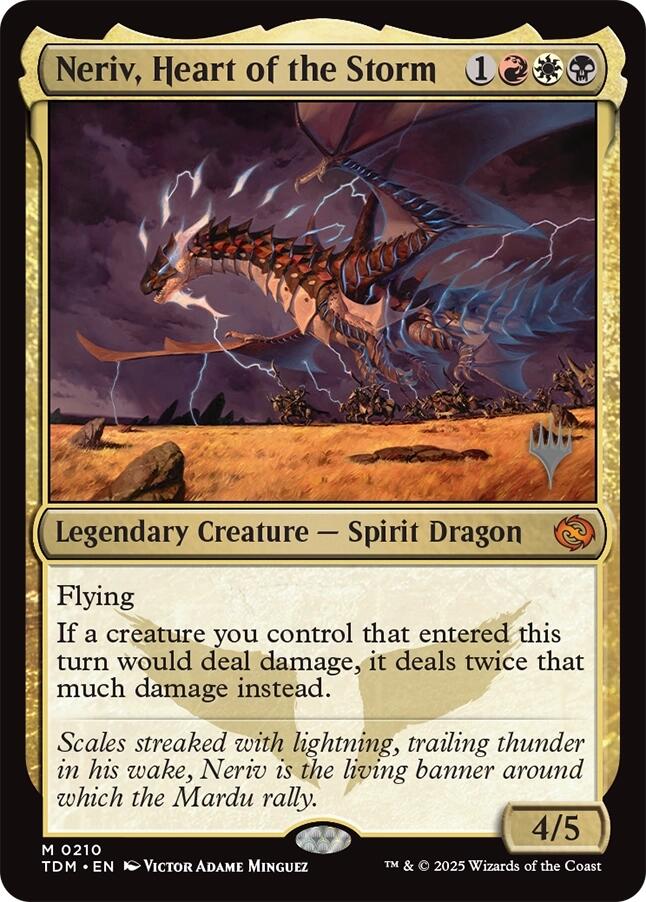 Neriv, Heart of the Storm [Tarkir: Dragonstorm Promos] | D20 Games