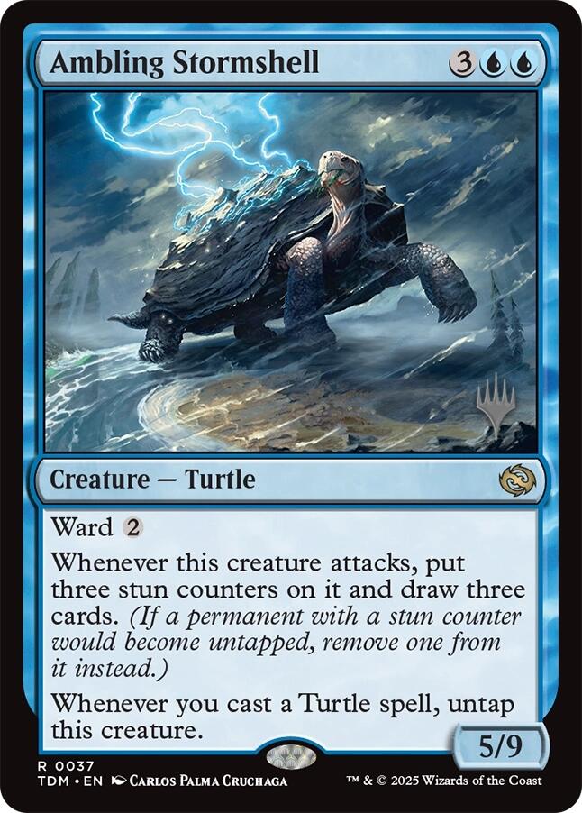 Ambling Stormshell [Tarkir: Dragonstorm Promos] | D20 Games