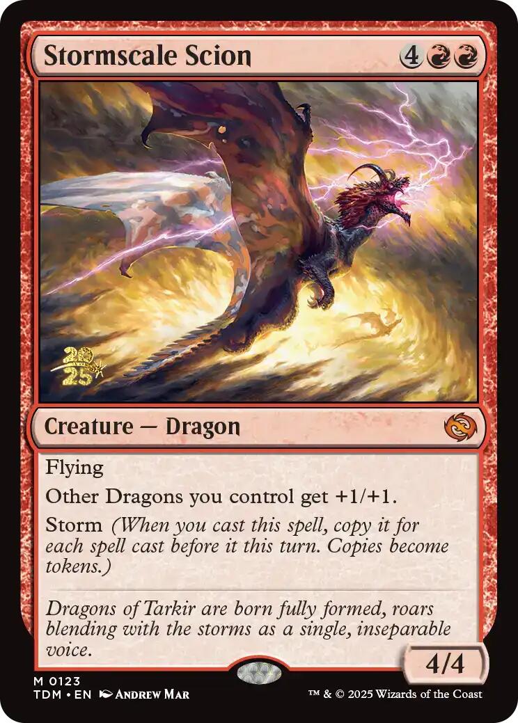 Stormscale Scion [Tarkir: Dragonstorm Prerelease Promos] | D20 Games