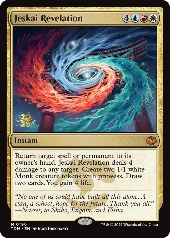 Jeskai Revelation [Tarkir: Dragonstorm Prerelease Promos] | D20 Games