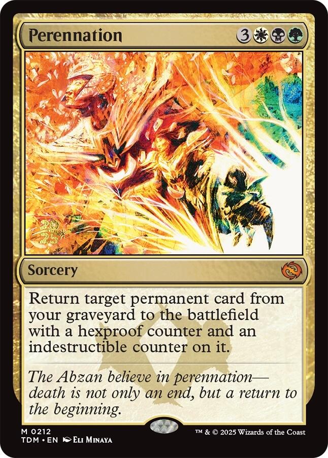 Perennation [Tarkir: Dragonstorm Prerelease Promos] | D20 Games