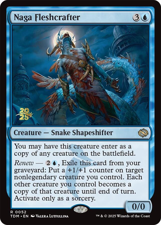 Naga Fleshcrafter [Tarkir: Dragonstorm Prerelease Promos] | D20 Games