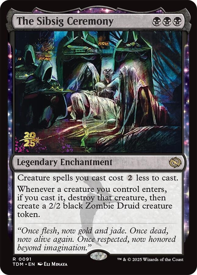 The Sibsig Ceremony [Tarkir: Dragonstorm Prerelease Promos] | D20 Games
