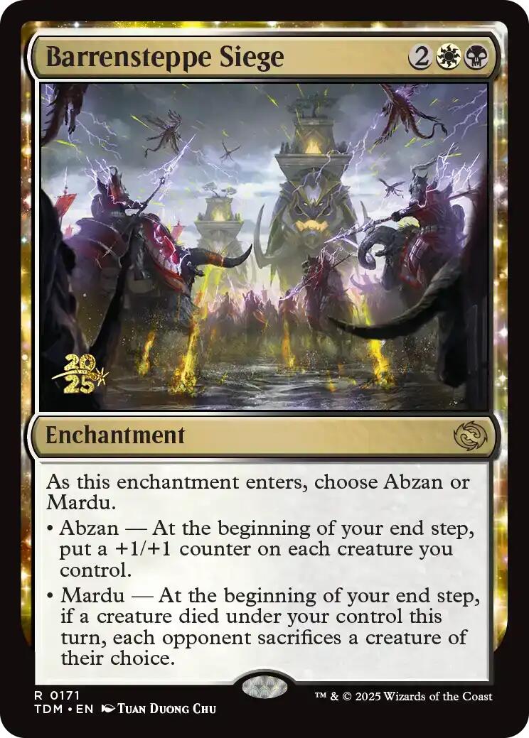Barrensteppe Siege [Tarkir: Dragonstorm Prerelease Promos] | D20 Games