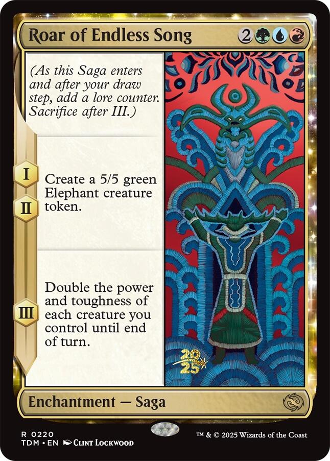 Roar of Endless Song [Tarkir: Dragonstorm Prerelease Promos] | D20 Games