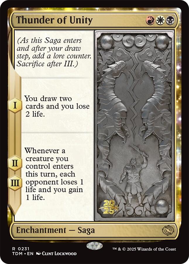 Thunder of Unity [Tarkir: Dragonstorm Prerelease Promos] | D20 Games