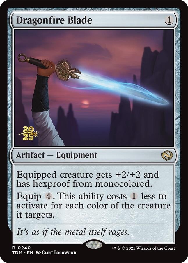 Dragonfire Blade [Tarkir: Dragonstorm Prerelease Promos] | D20 Games