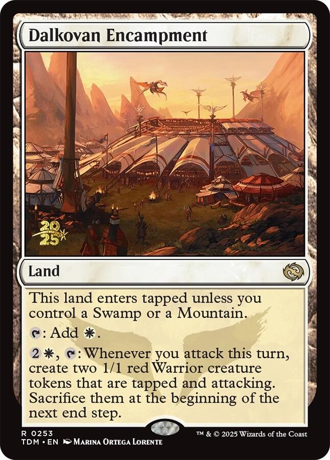 Dalkovan Encampment [Tarkir: Dragonstorm Prerelease Promos] | D20 Games
