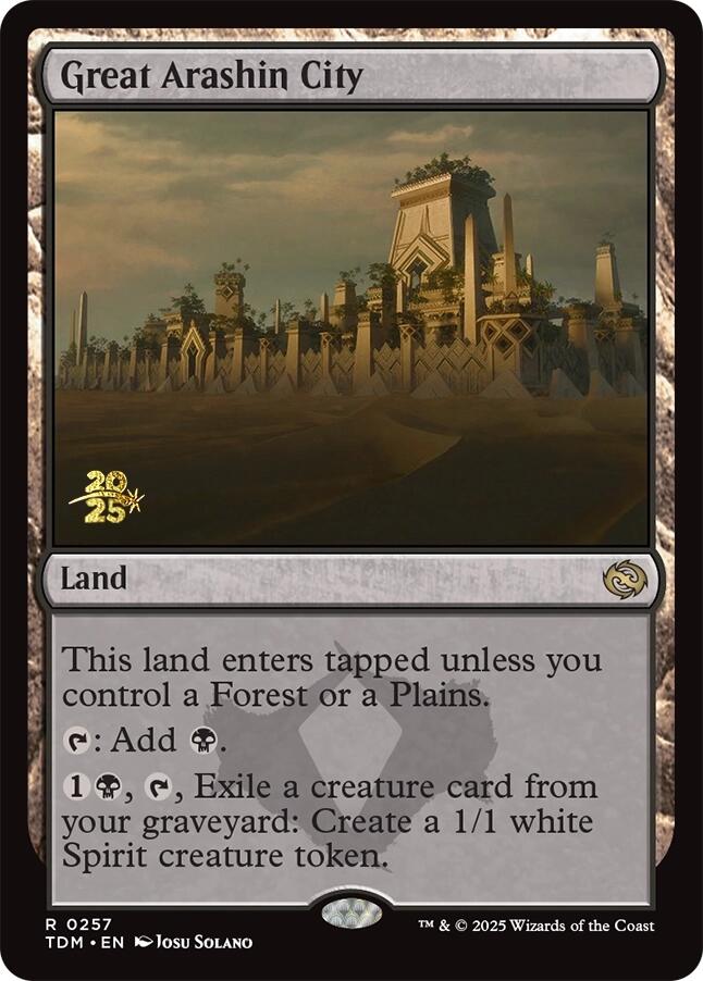 Great Arashin City [Tarkir: Dragonstorm Prerelease Promos] | D20 Games