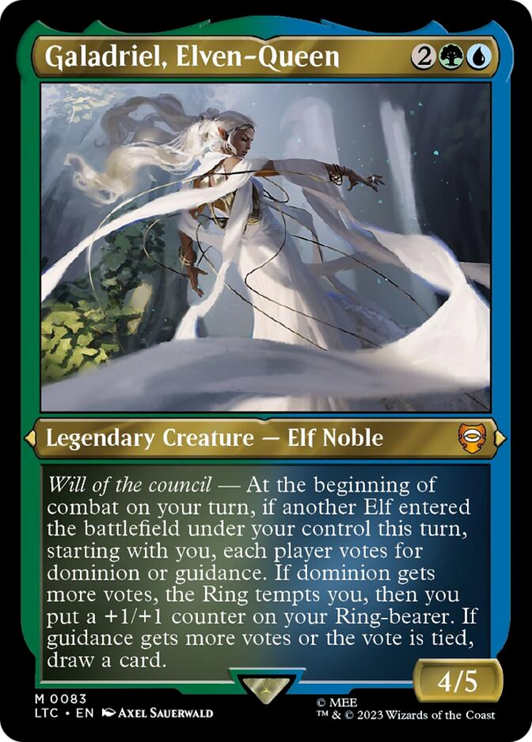 Galadriel, Elven-Queen (Display Commander) [The Lord of the Rings: Tales of Middle-Earth Commander] | D20 Games