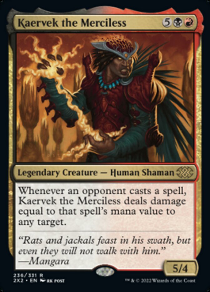 Kaervek the Merciless [Double Masters 2022] | D20 Games