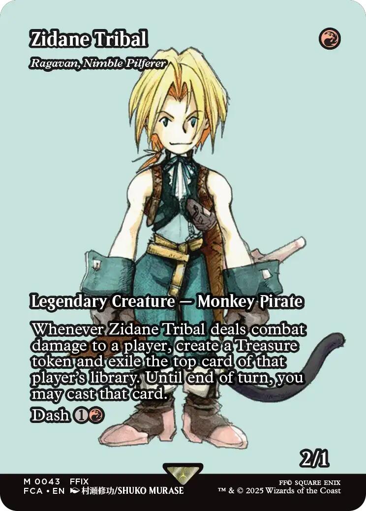 Zidane Tribal - Ragavan, Nimble Pilferer (Showcase) [FINAL FANTASY : Through the Ages] | D20 Games
