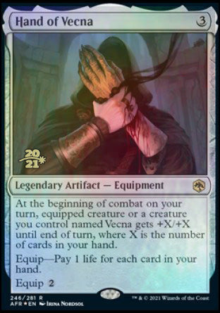 Hand of Vecna [Dungeons & Dragons: Adventures in the Forgotten Realms Prerelease Promos] | D20 Games