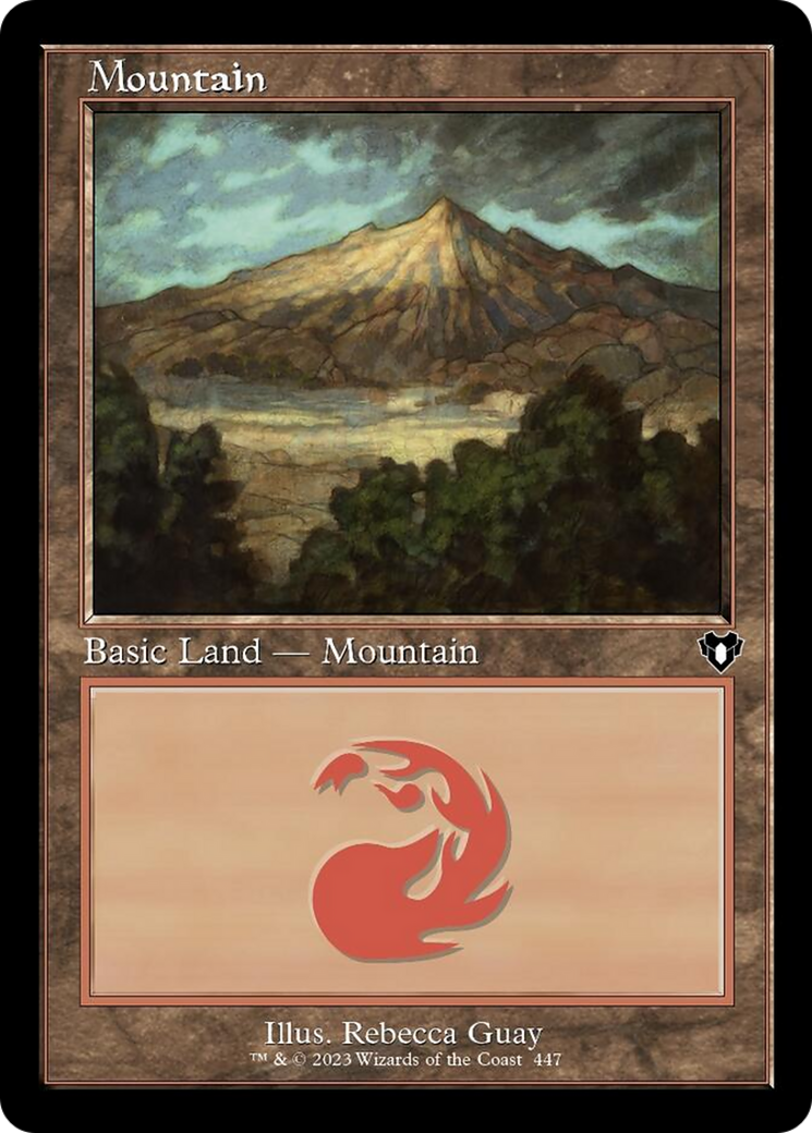 Mountain (447) (Retro) [Commander Masters] | D20 Games