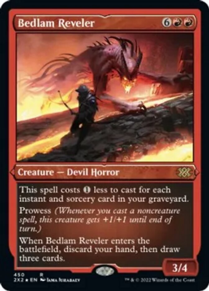 Bedlam Reveler (Foil Etched) [Double Masters 2022] | D20 Games