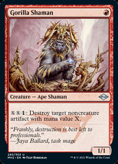 Gorilla Shaman (Foil Etched) [Modern Horizons 2] | D20 Games