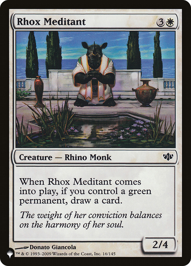 Rhox Meditant [The List] | D20 Games