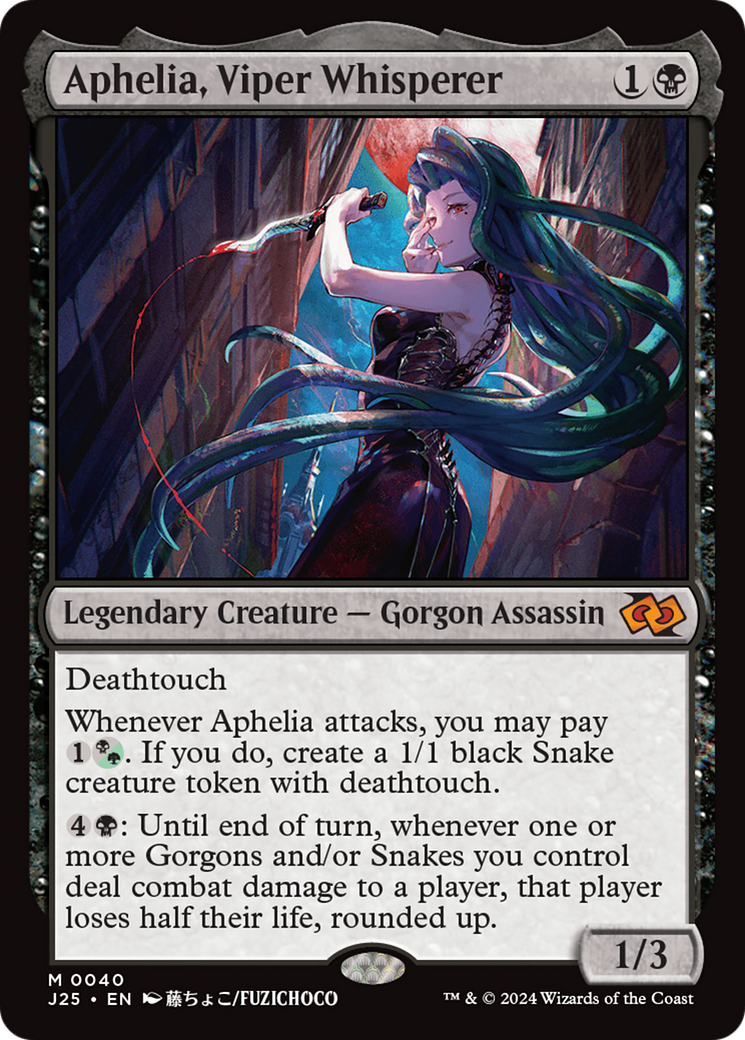 Aphelia, Viper Whisperer (Anime) [Foundations Jumpstart] | D20 Games