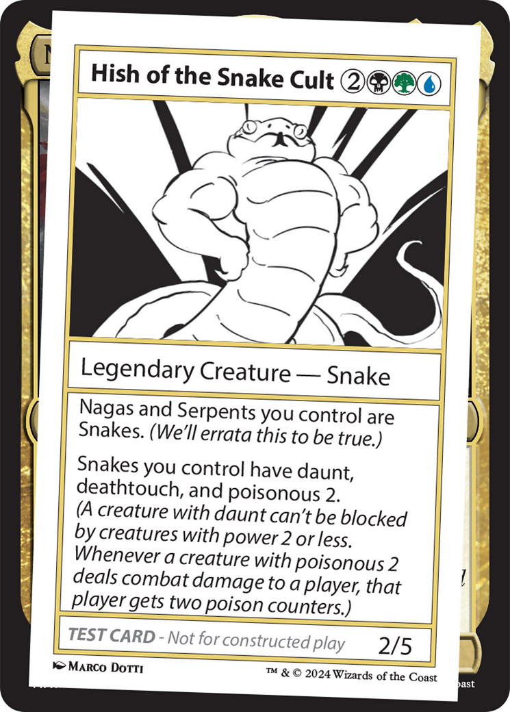 Hish of the Snake Cult [Mystery Booster 2 Playtest Cards] | D20 Games