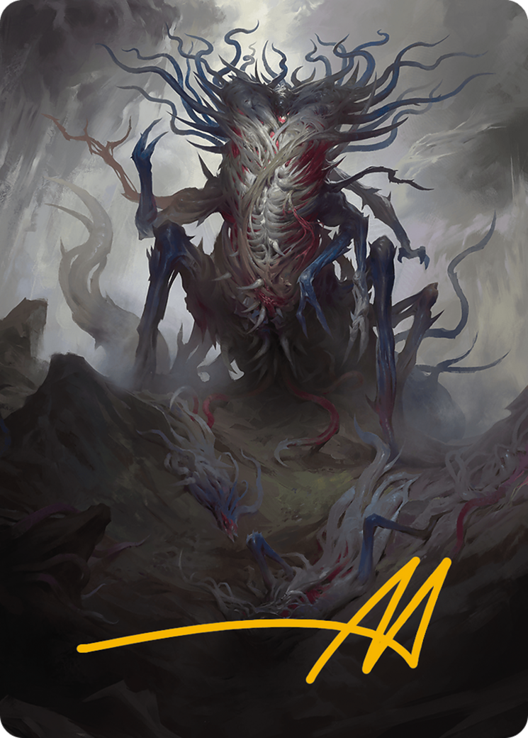 Azlask, the Swelling Scourge Art Card (Gold-Stamped Signature) [Modern Horizons 3 Art Series] | D20 Games