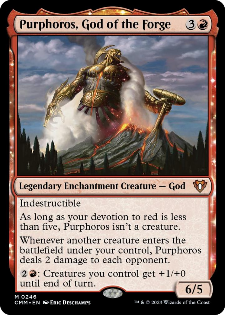 Purphoros, God of the Forge [Commander Masters] | D20 Games