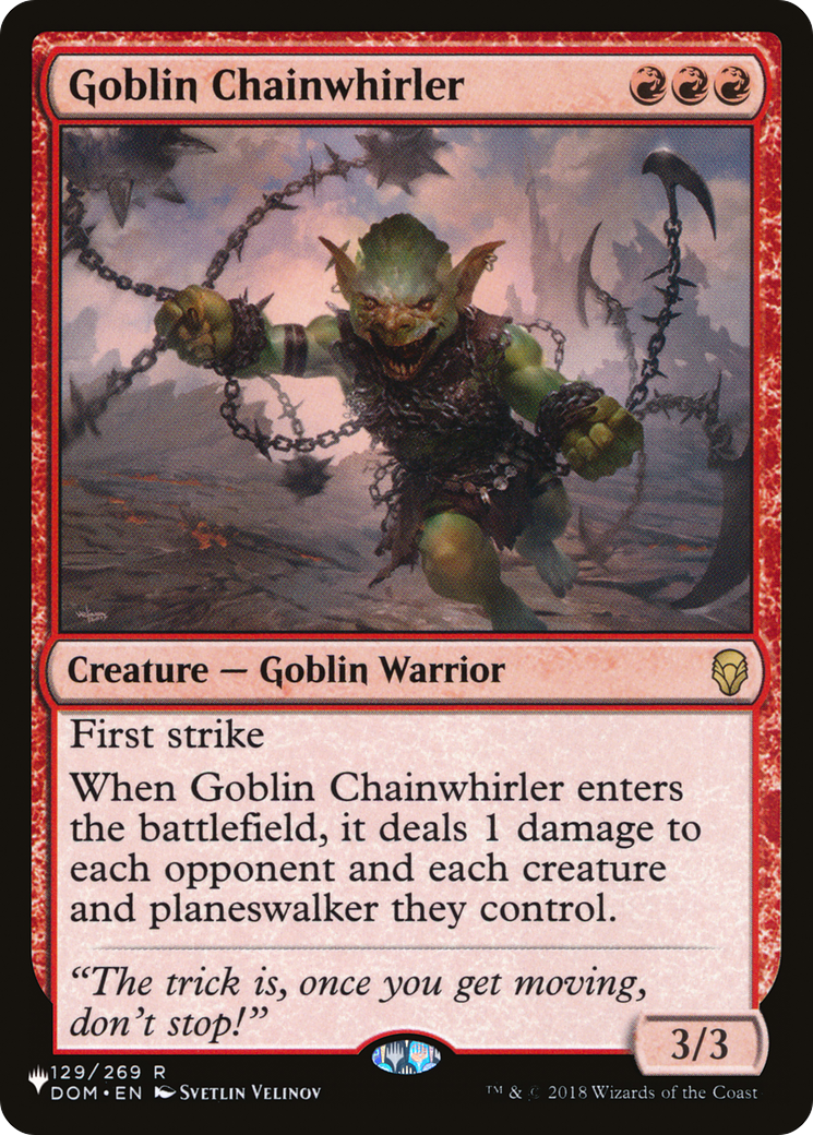 Goblin Chainwhirler [The List] | D20 Games